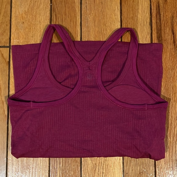 Lululemon Maroon tank top racerback size 8 - Picture 4 of 4